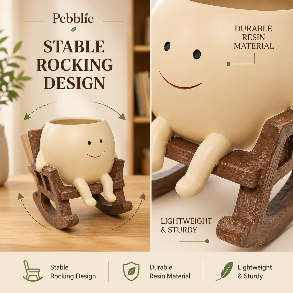 Pebble Rocking Plant
